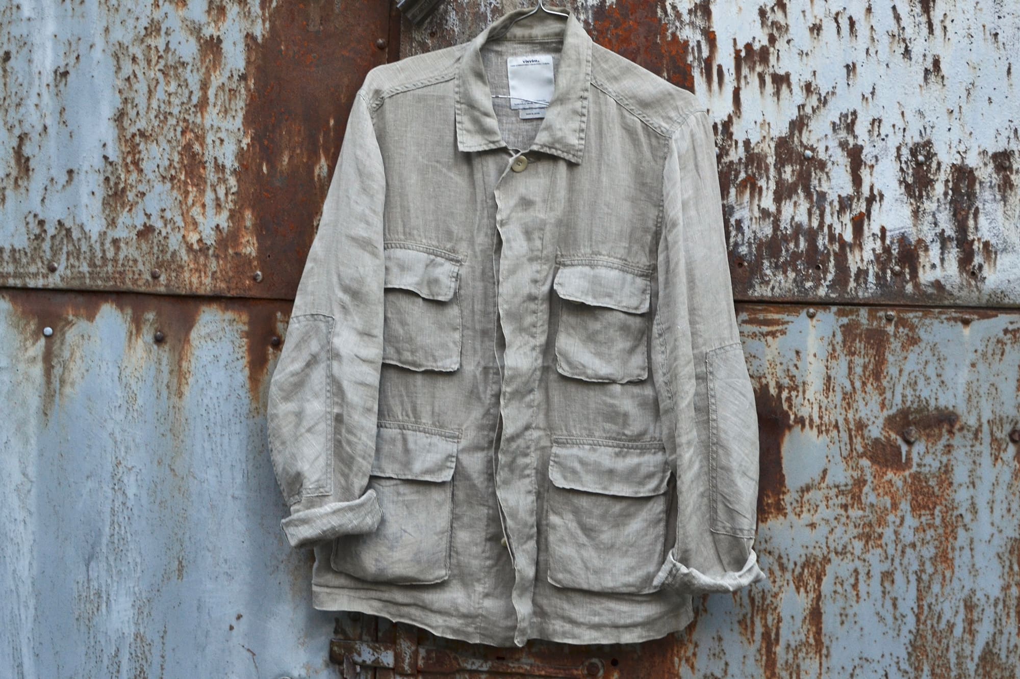 Visvim Kilgore linen jacket - sand color