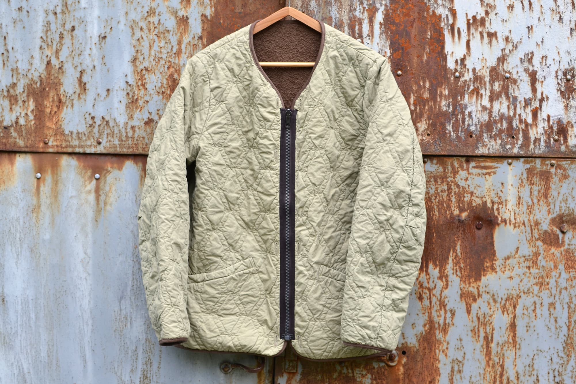 Visvim SS17 Iris Liner Jacket (Embroidery Lt Green)
