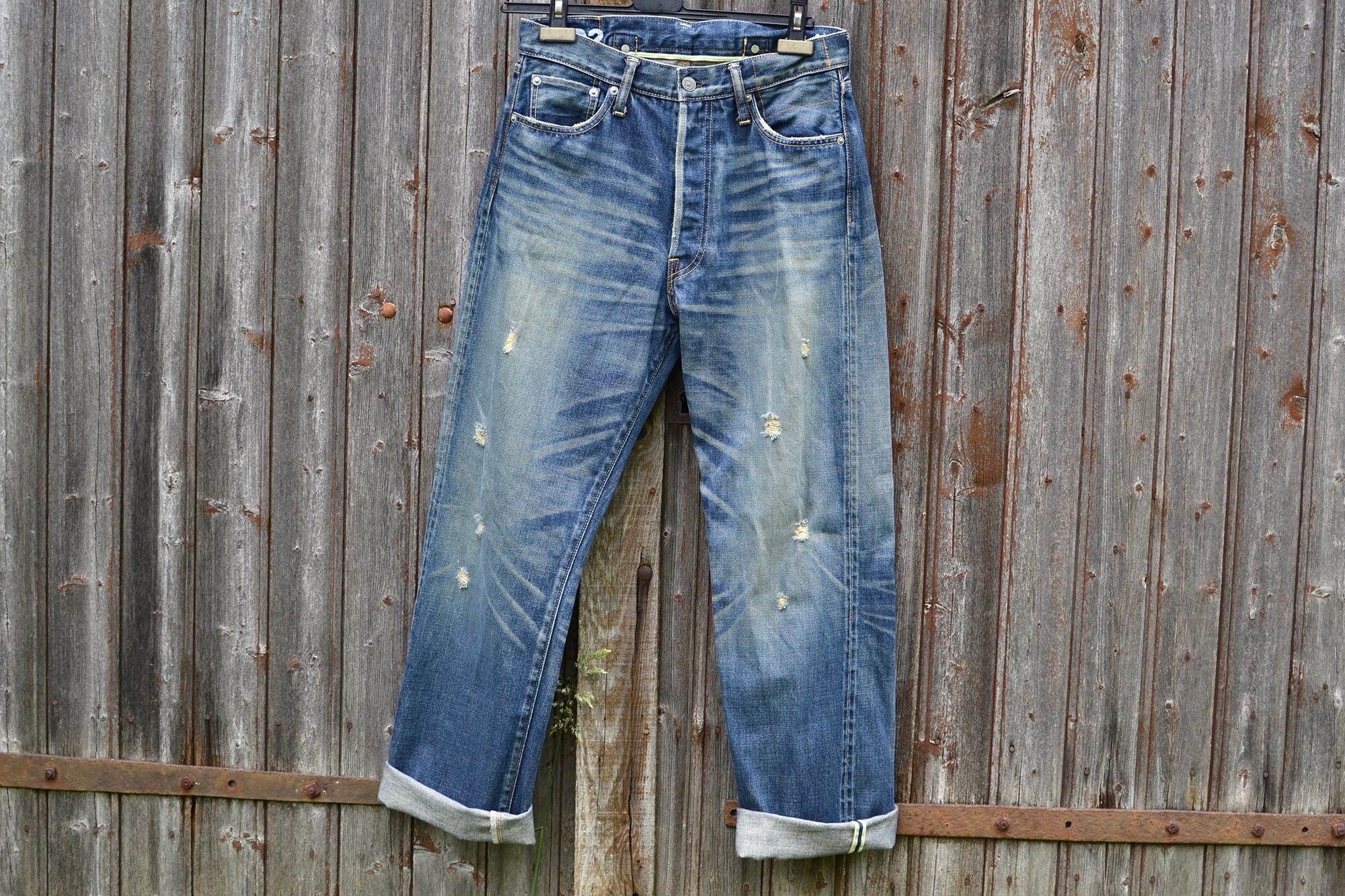 visvim fluxus denim 00 straight cut selvedge