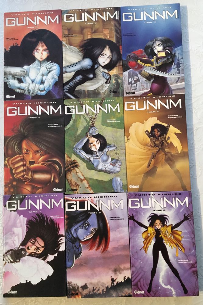 Série original de 9  volume du manga Gunnm 