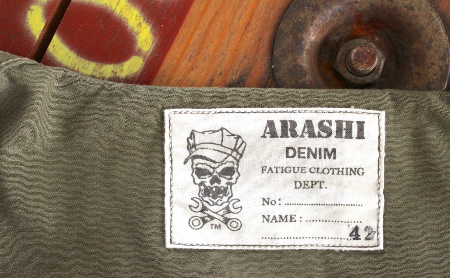 une marque française d'inspiration militaria vintage heritage - Arashi denim