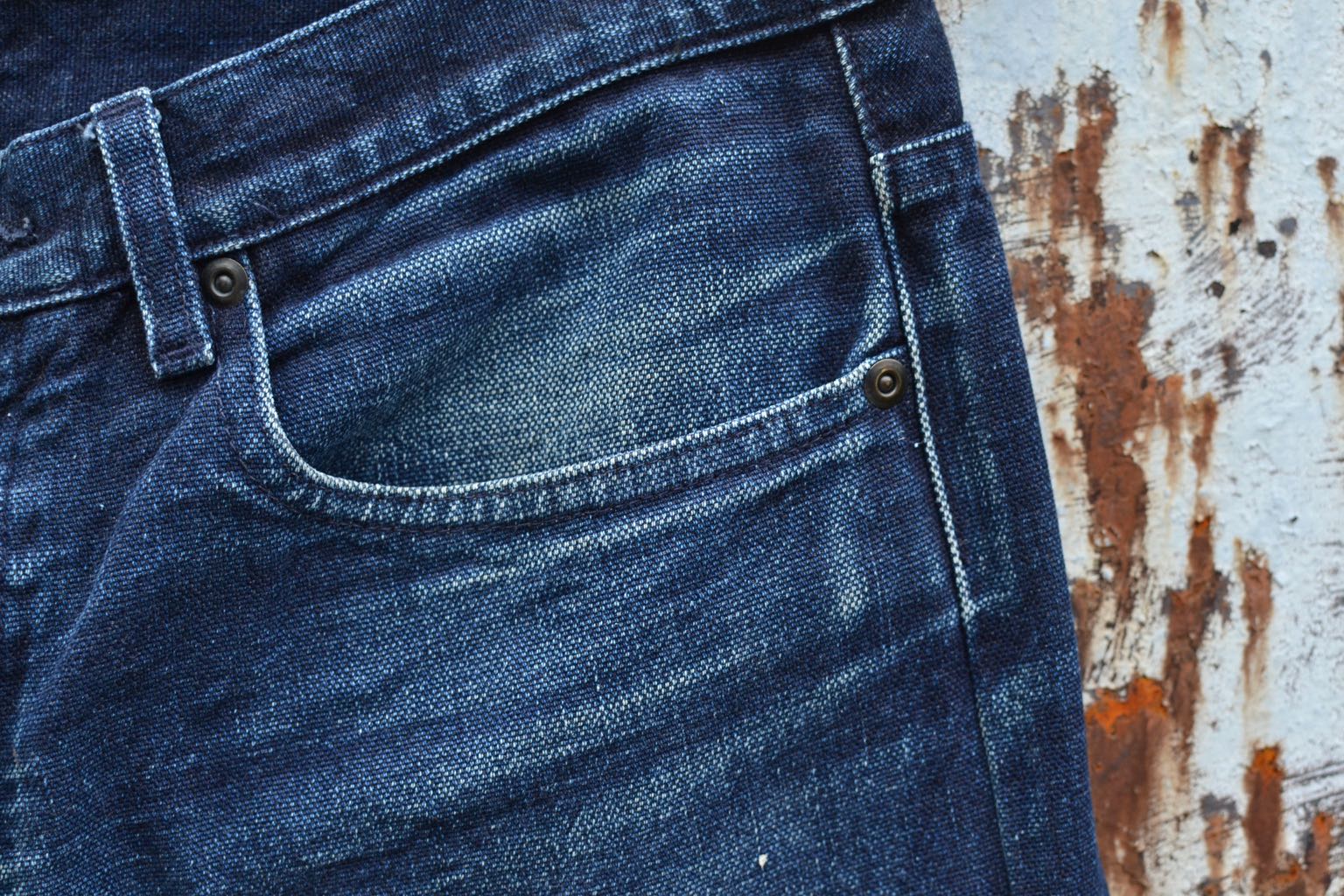 conseil délavage jean pantalon toile canevas bonnegueule en indigo