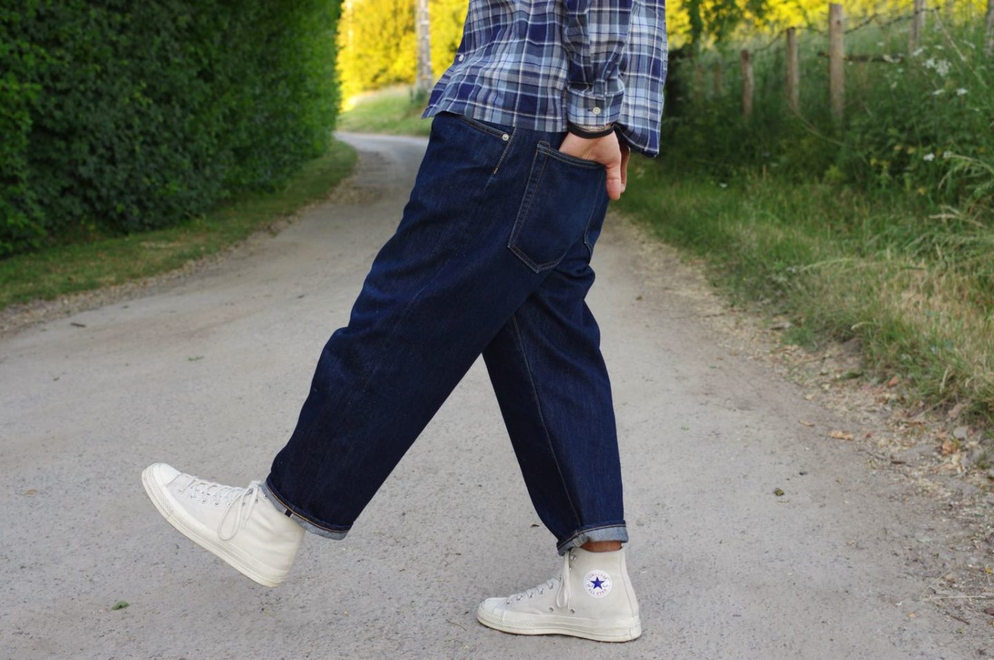 comment porter un jean size-up et des converse ct70 dans un look homme workwear
