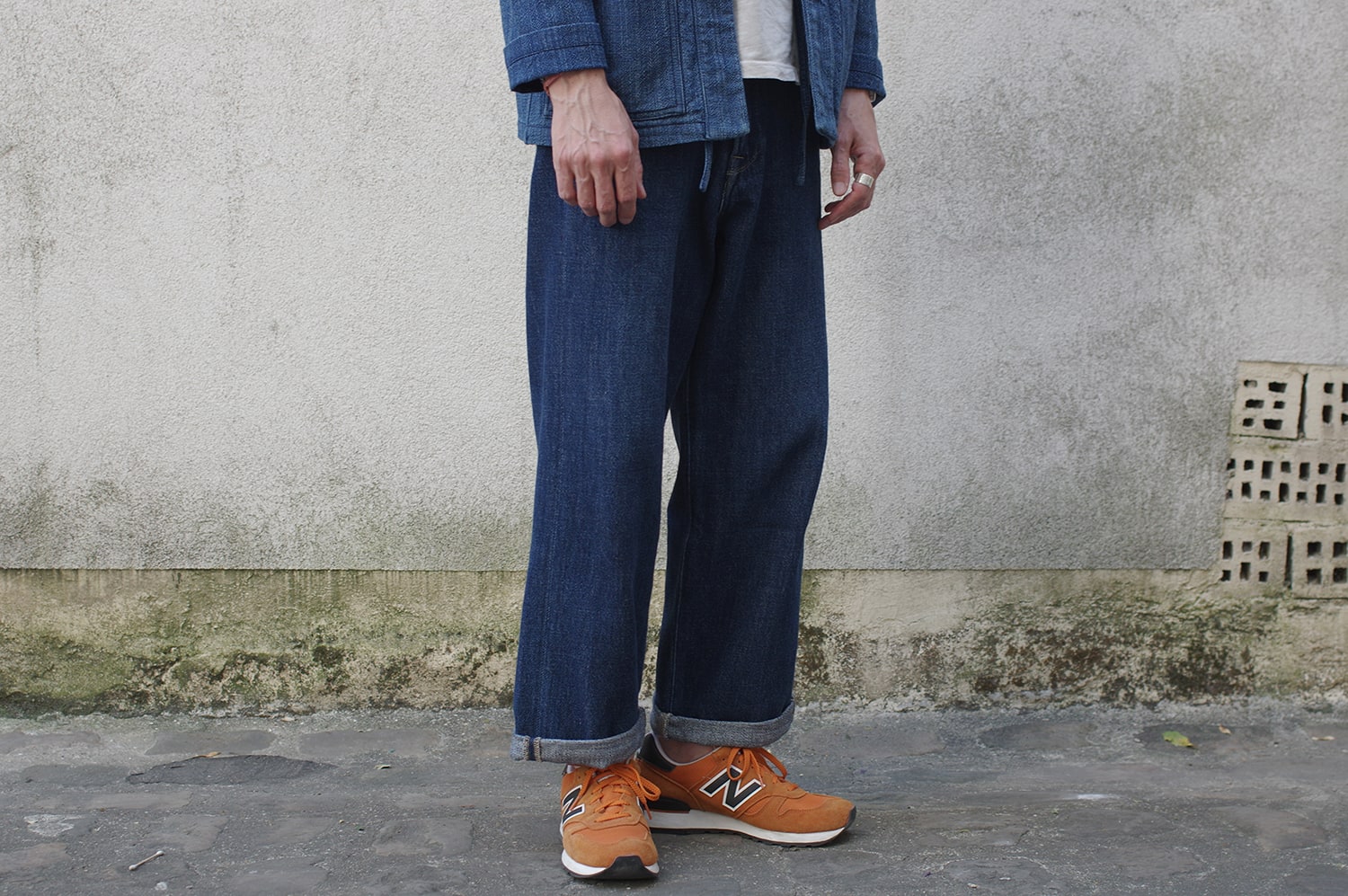 Kuro wide cut jeans - new balance 670