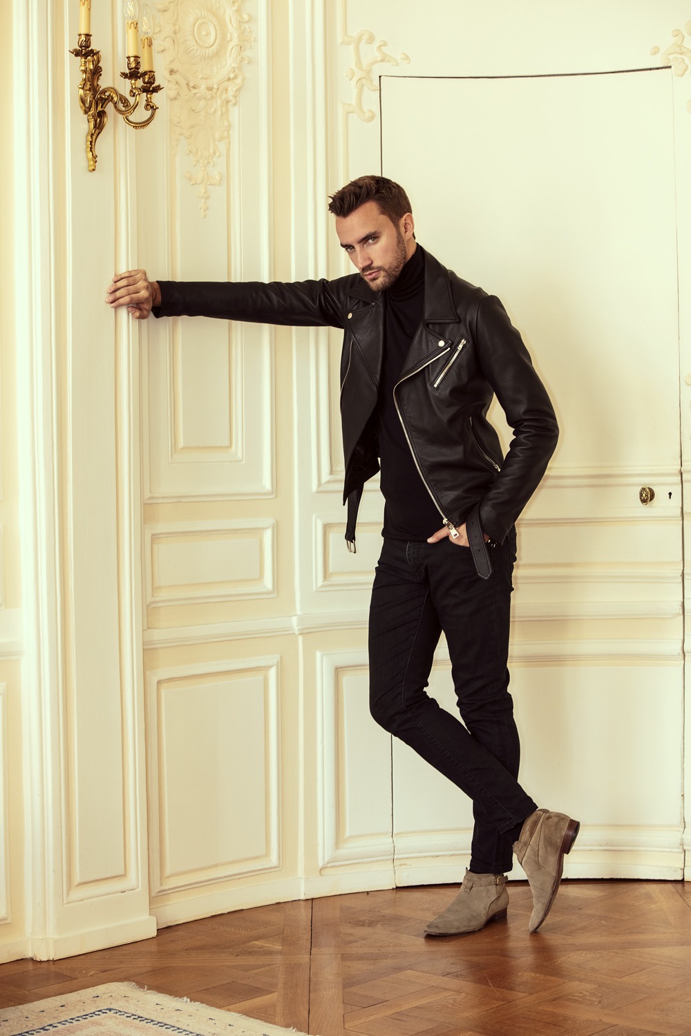 Gilet en cuir pour homme pour un look très biker