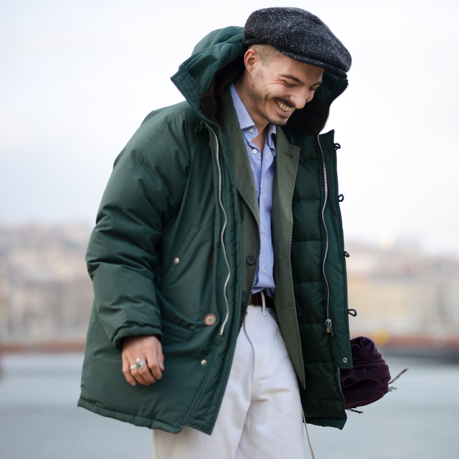 idée tenue homme pour porter une parka doudoune en duvet