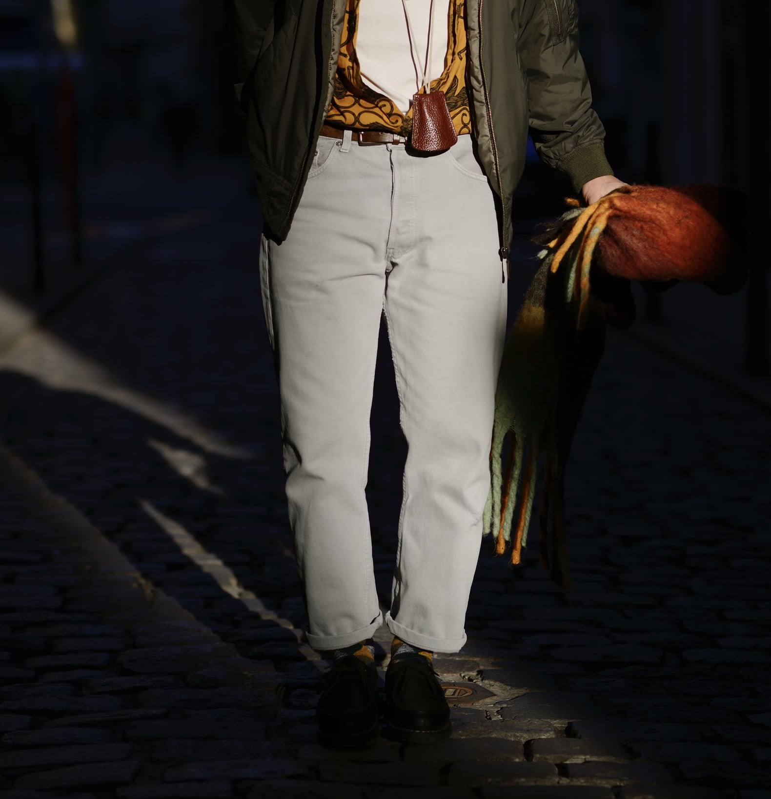 jean blan homme avec paraboot