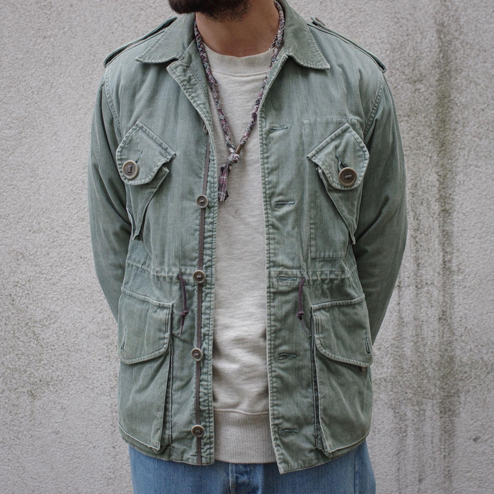 visvim militaire type jungle de visvim en velours