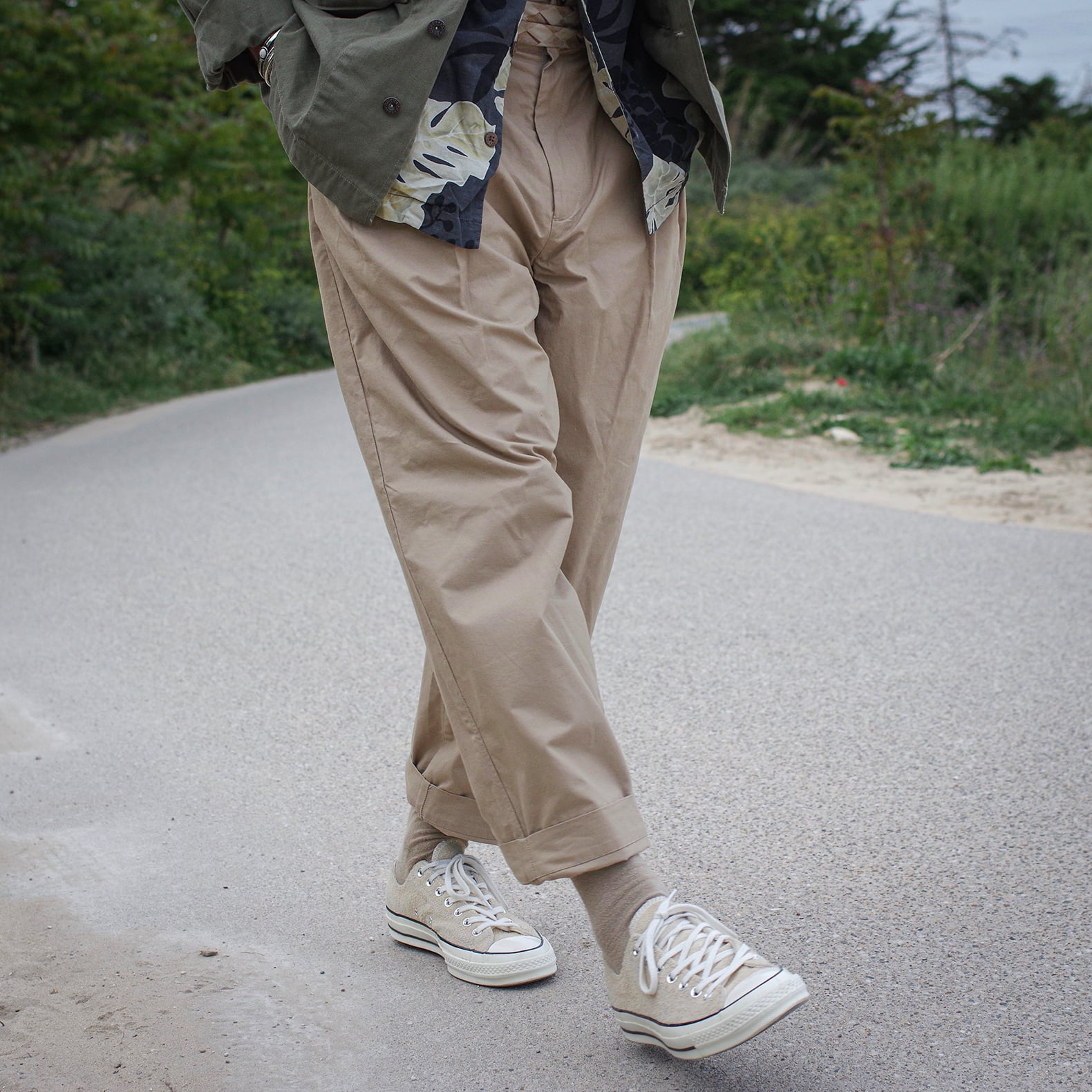 pantalon taille haute de bonne facture