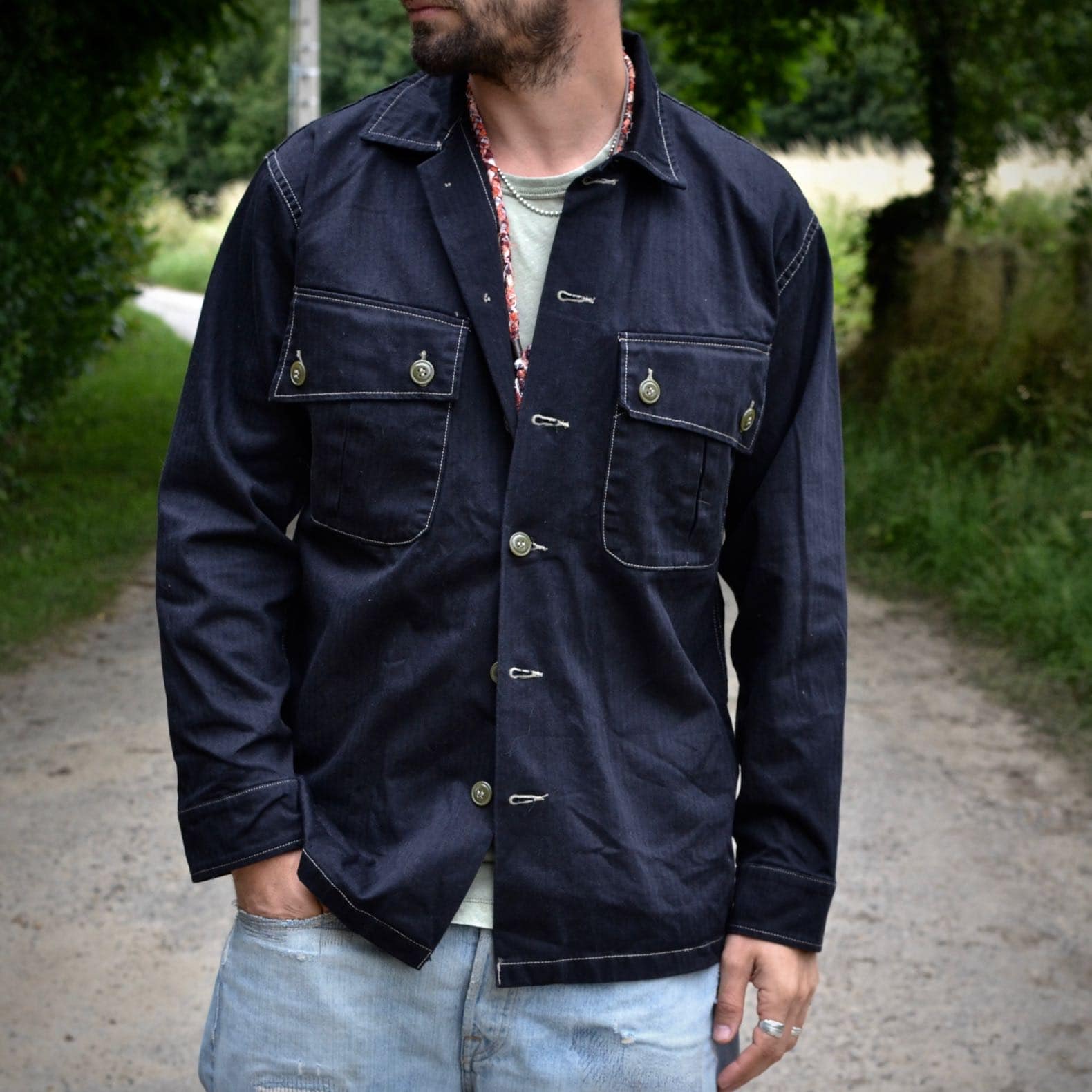marque-arashi-chemise-ciso-shirt-hbt-black-poches-jungle