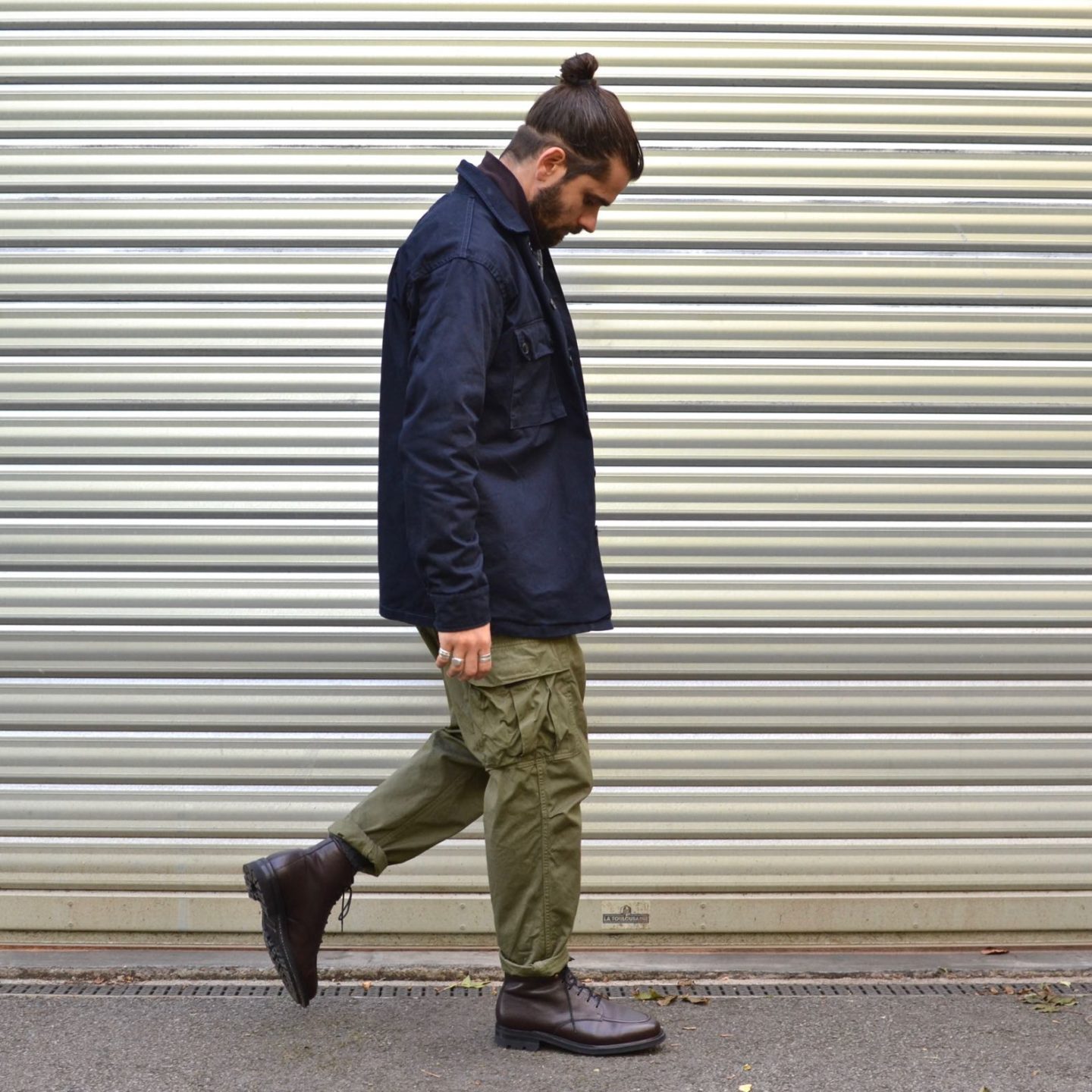 look homme inspiration militaire