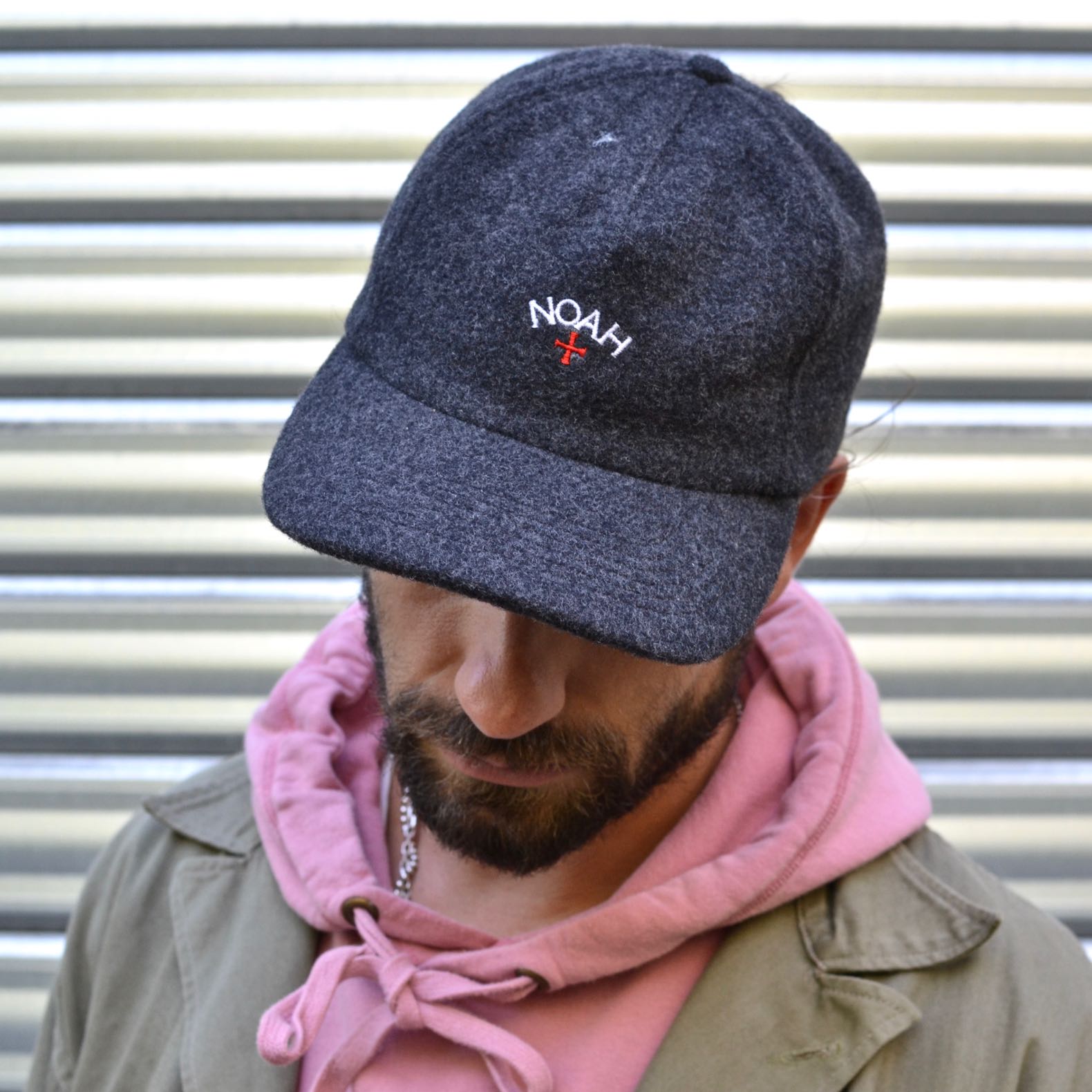 grey wool noah nyc cap