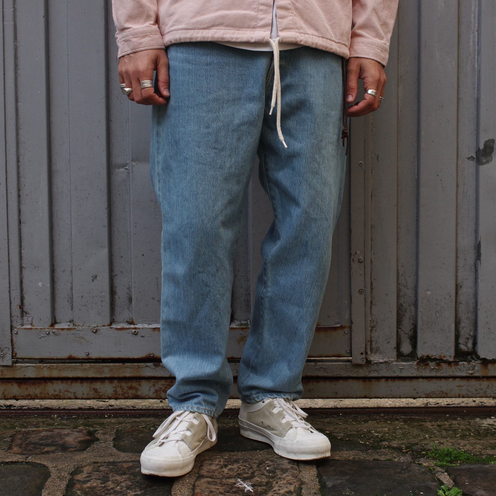 jean coupe loose tapered blach Borali