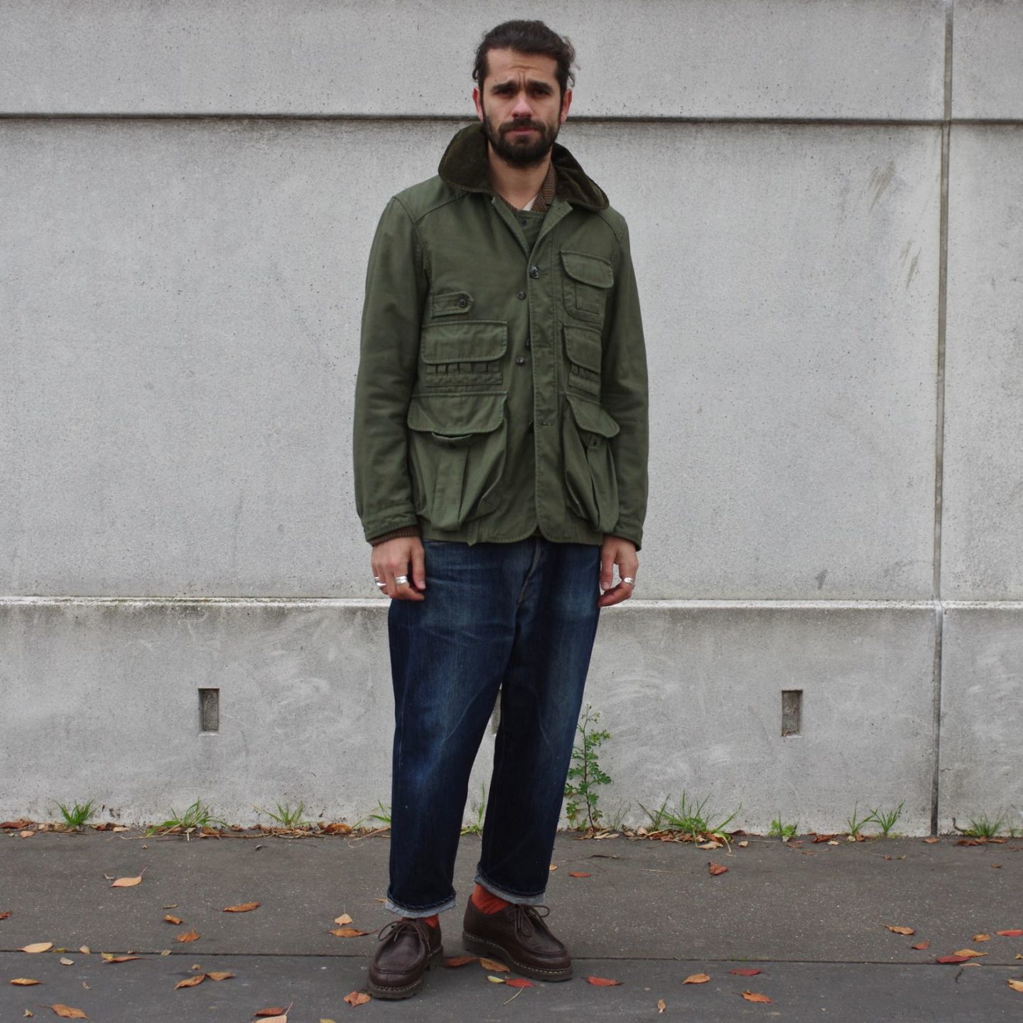 look workwear homme manteau chasse