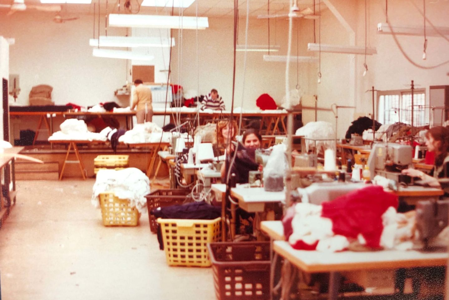 atelier de tricots jean-marc dans les années 8à