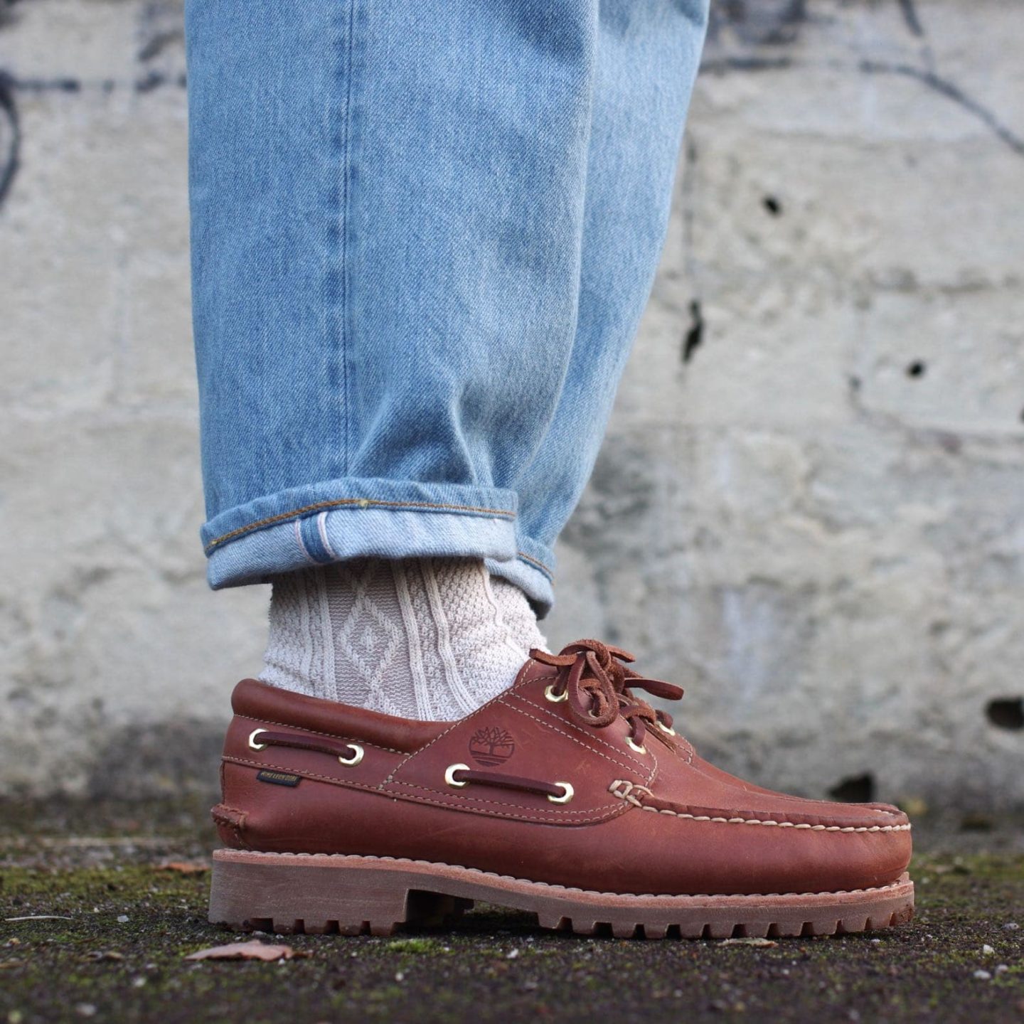 timberland x aime leon dore boat shoes