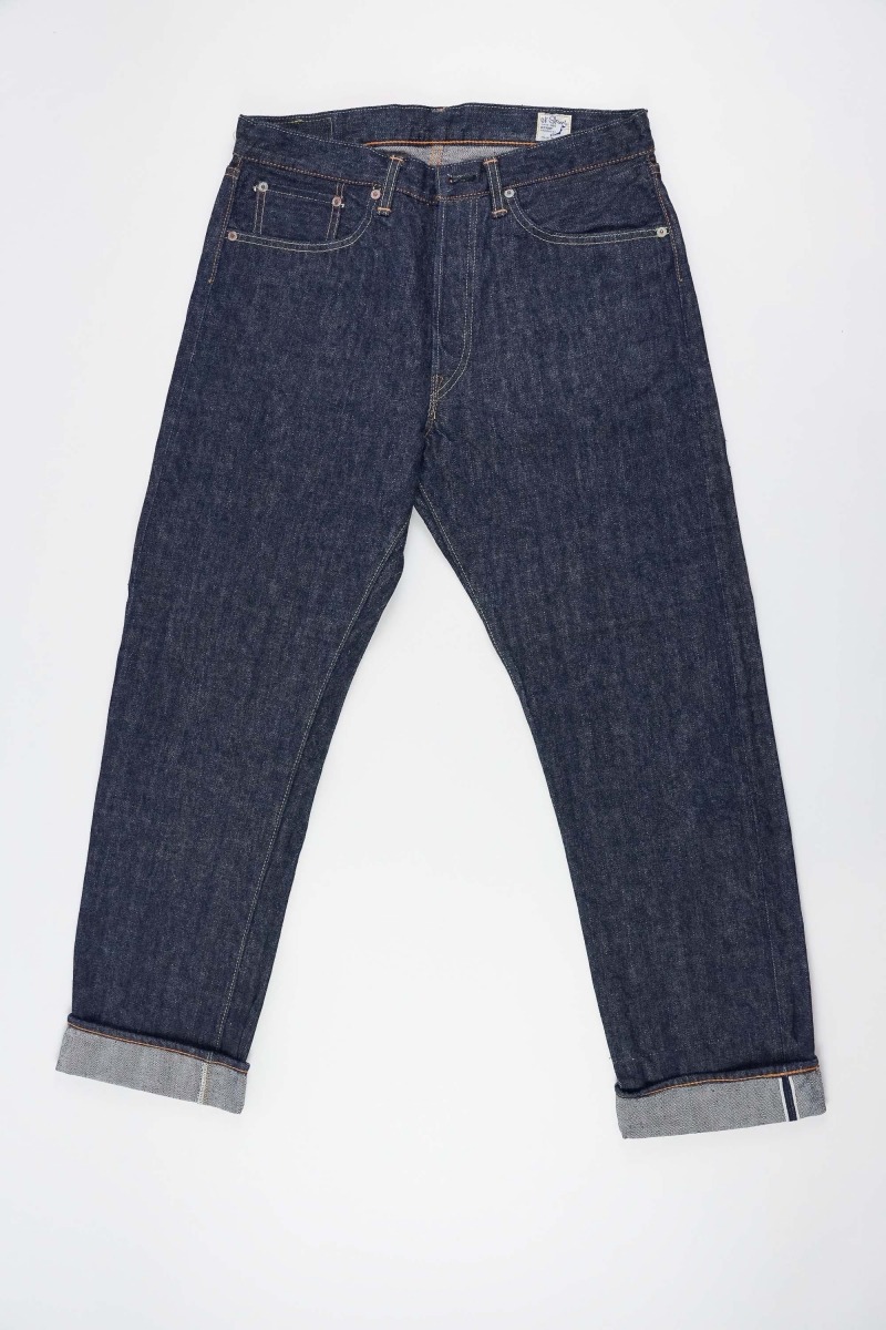 jeans orslow 105 un bon coupe droite brut et slevedge japonais