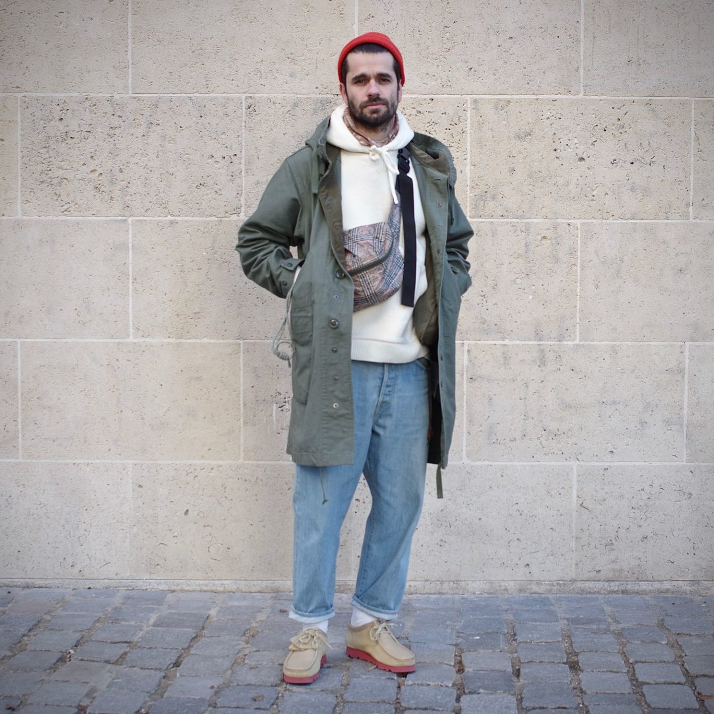 look d'hiver homme style workwear military sur Borsification