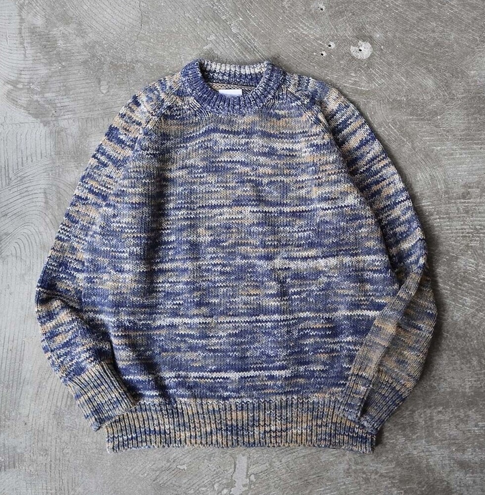 Hand dyed cotton crew neck sweater Ts(s)