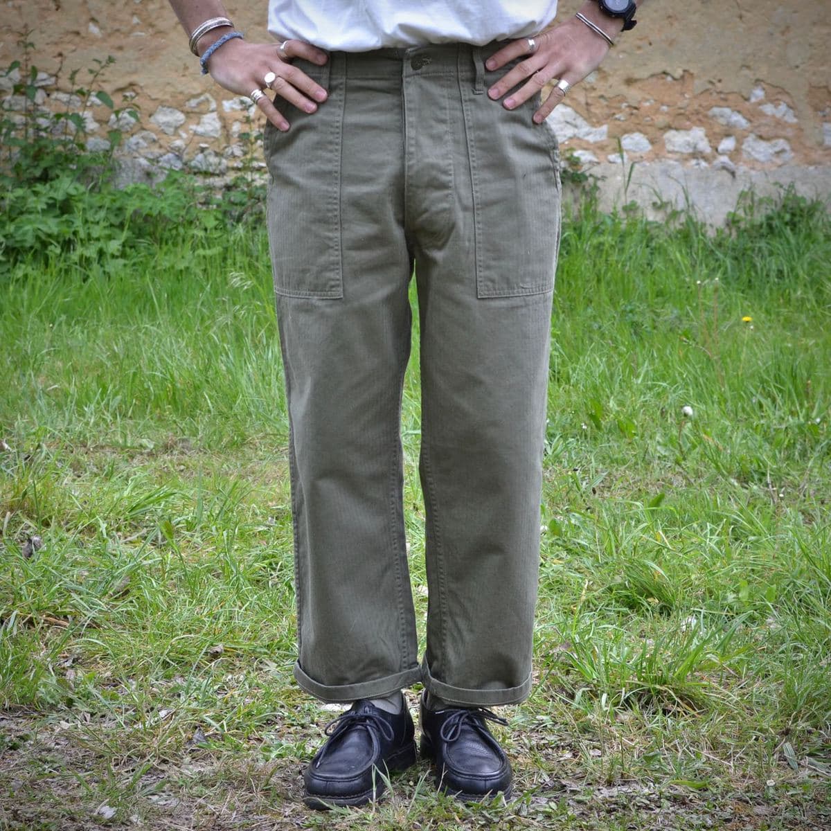 P47 Arshi denim meilleure marque pantalon militaire