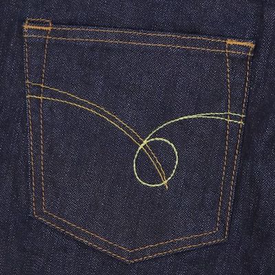 arche arcuate stitching jean denim