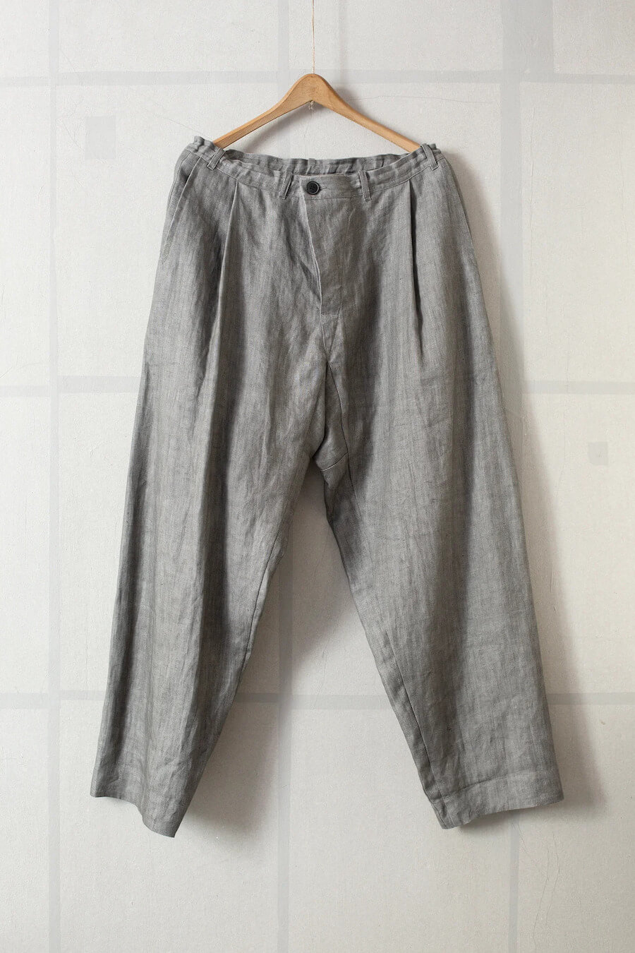 jan jan van essche linen pant grey ss22