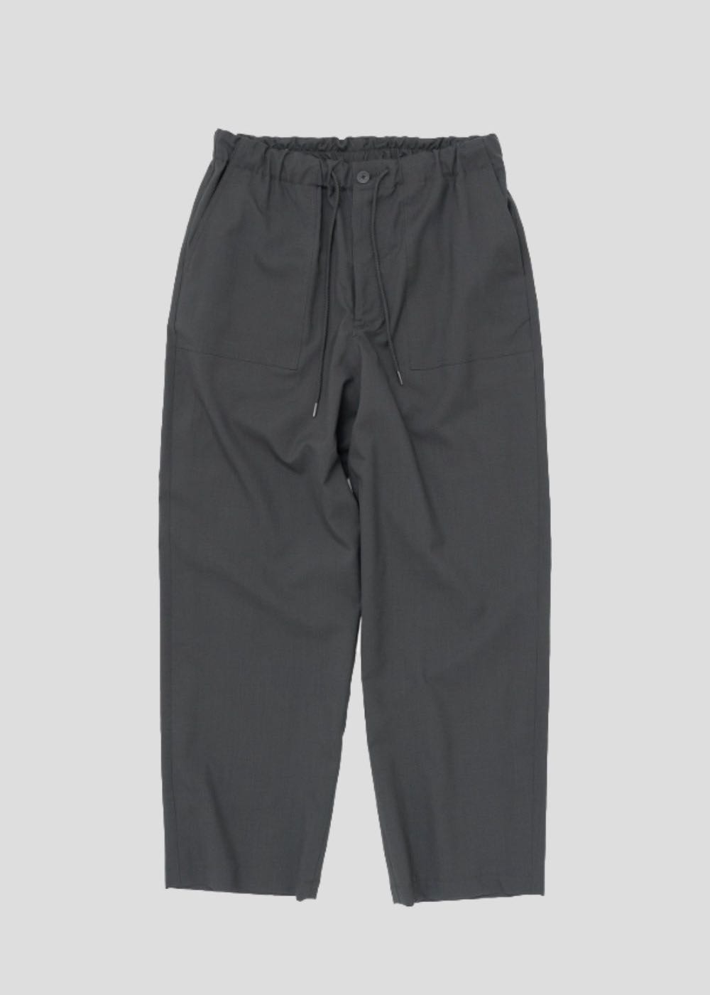 still-by-hand-Summer-Wool-Baker-pant-Charcoal