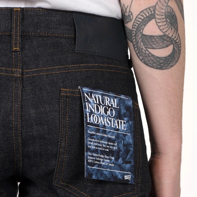 naked and famous loomstate toile denim jean raw