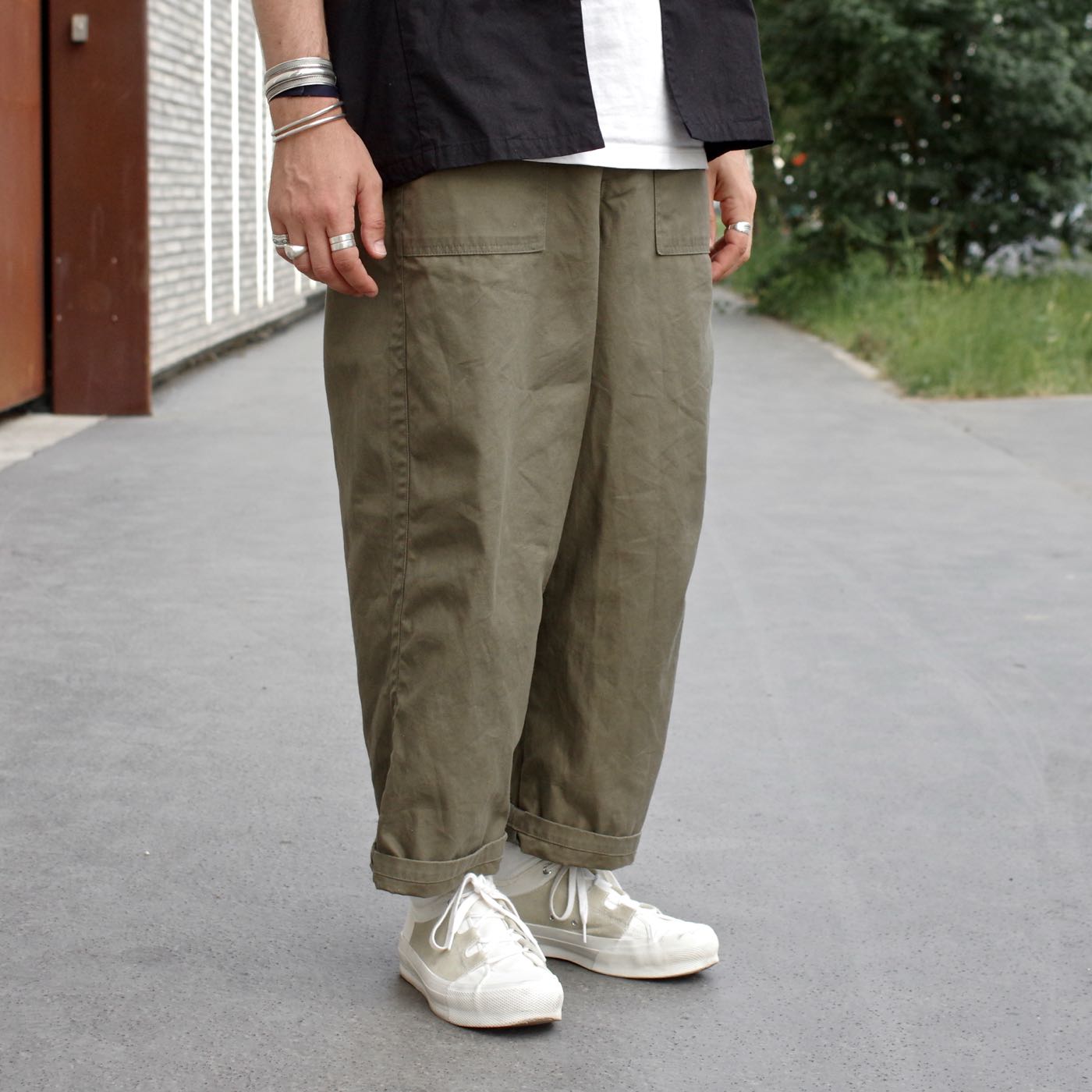 pantalon militaire ample ordinary fits baker pants wide