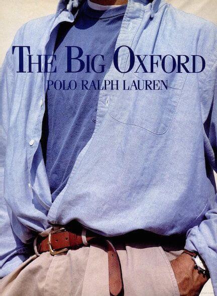 ralph lauren the big oxford ad 1991