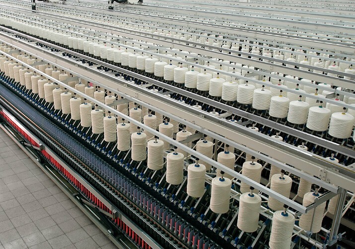machine ring spinning cotton 
