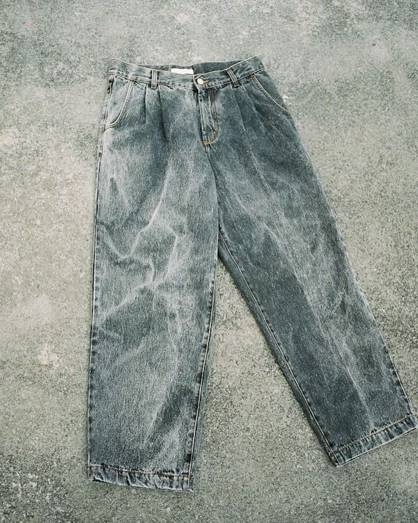mfpen marque big jeans marble wash ss22