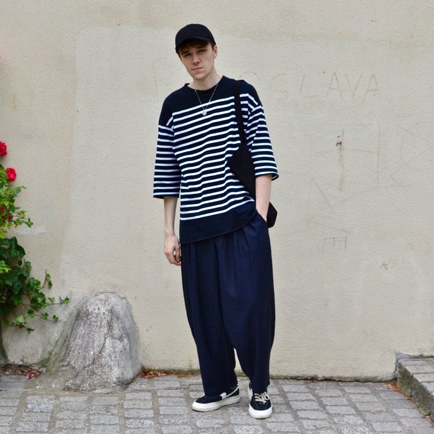 aïdama marque pantalon circulaire tenue streetwear japonais