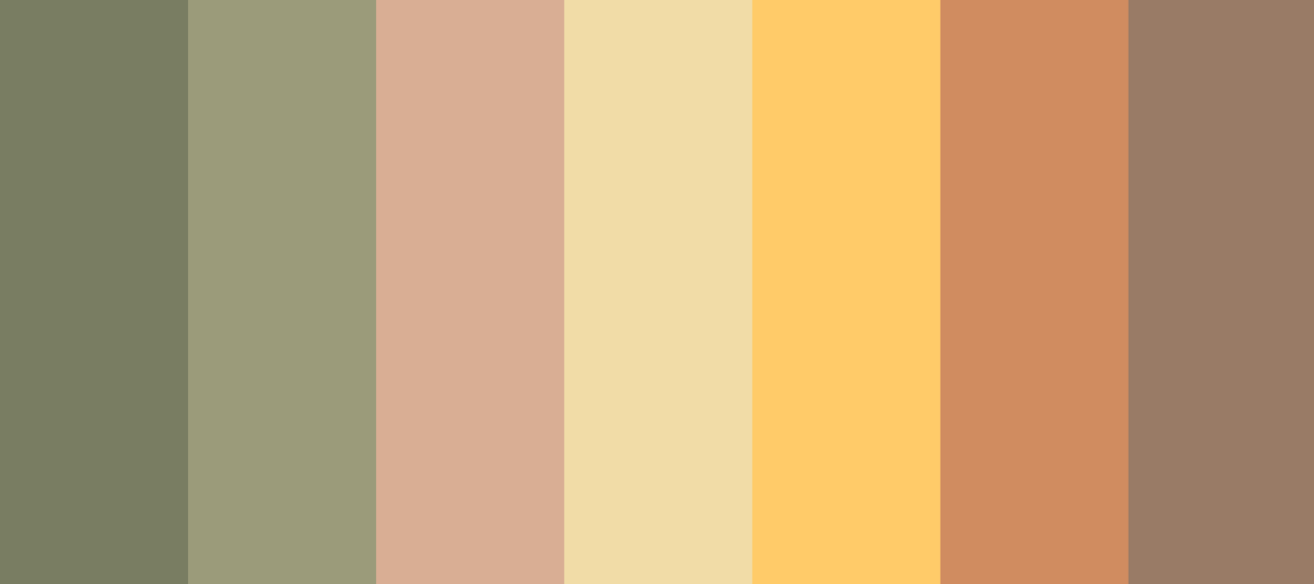 palette couleur automne