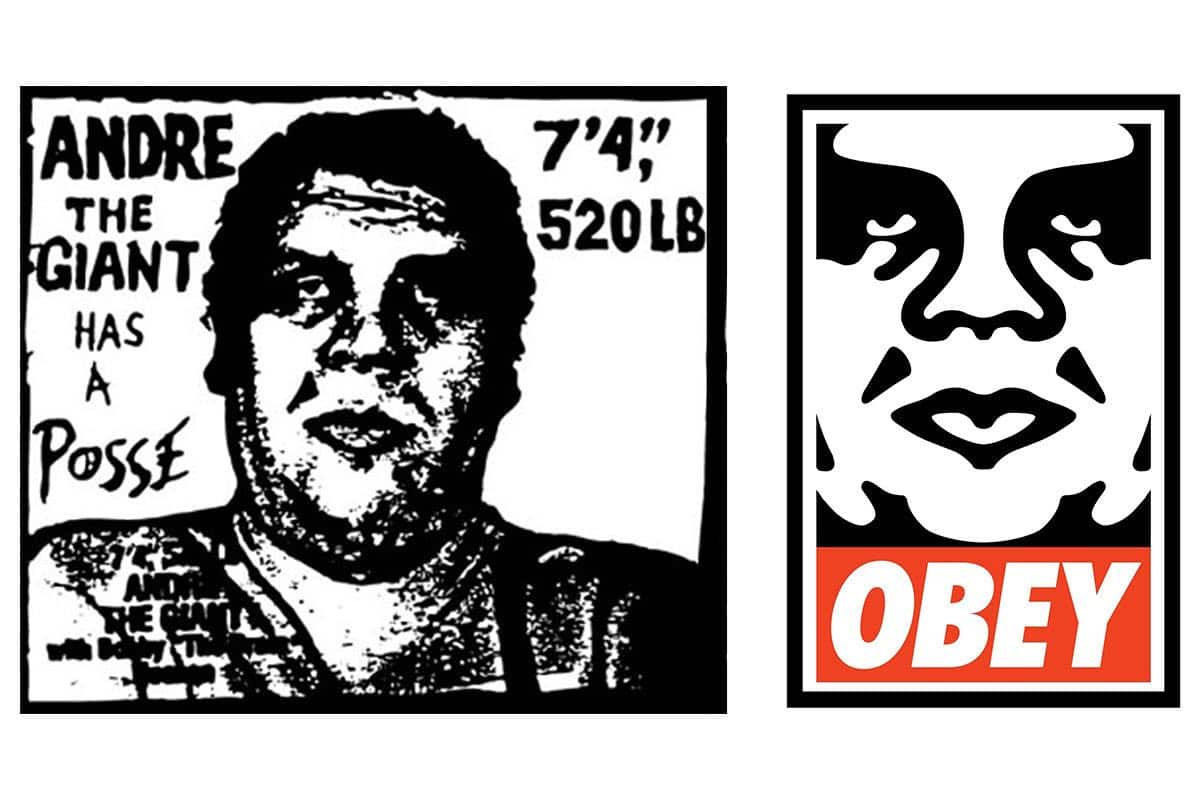 origine logo obey andre the giant