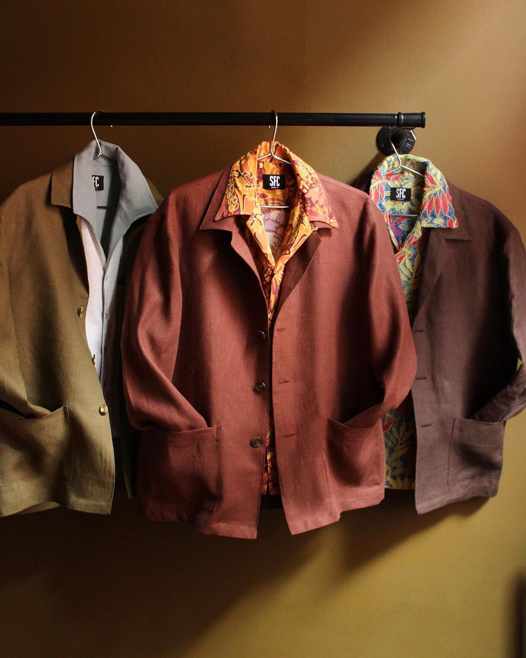 scott fraser collection linen jackets ss22