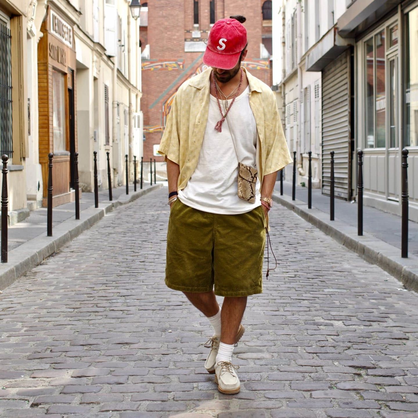 look streetwear été short relax easy corduroy obey paraboot thiers