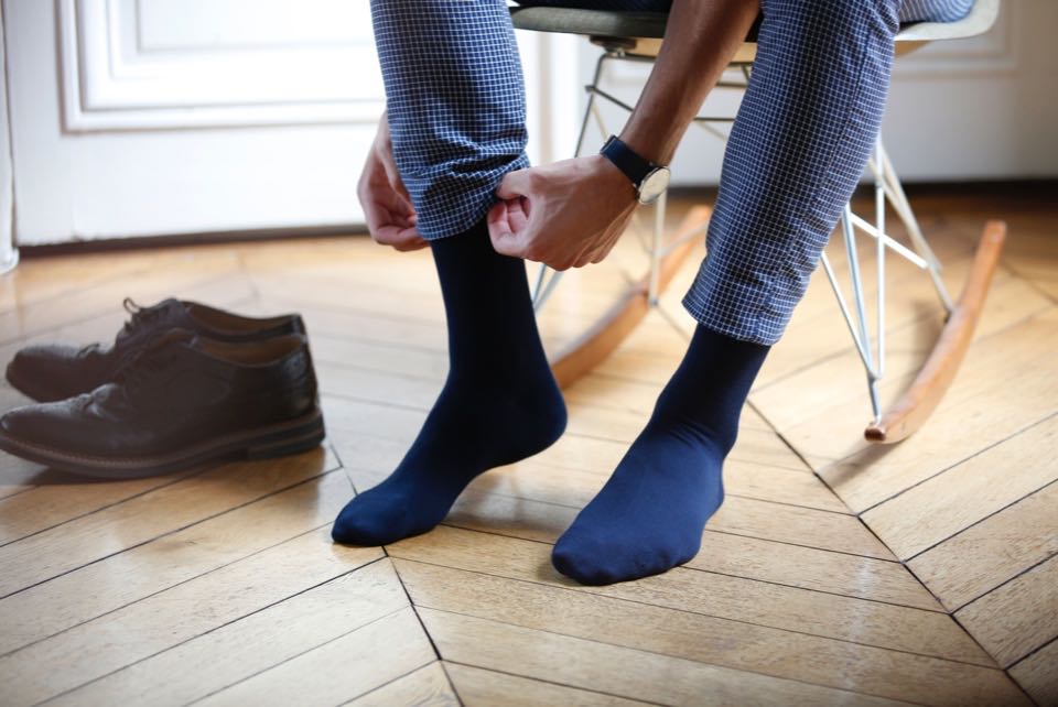 marque de chaussettes made in france bleuforêt