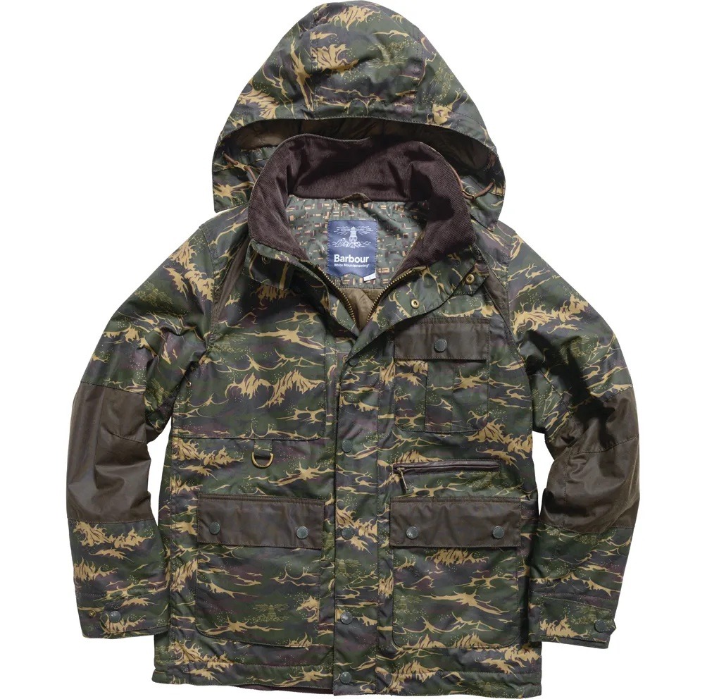 barbour white moutaineering 2015 collaboration camo