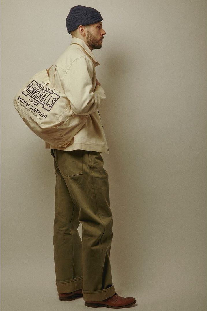 belafonte ragtime clothing marque paperboy bag harringbone