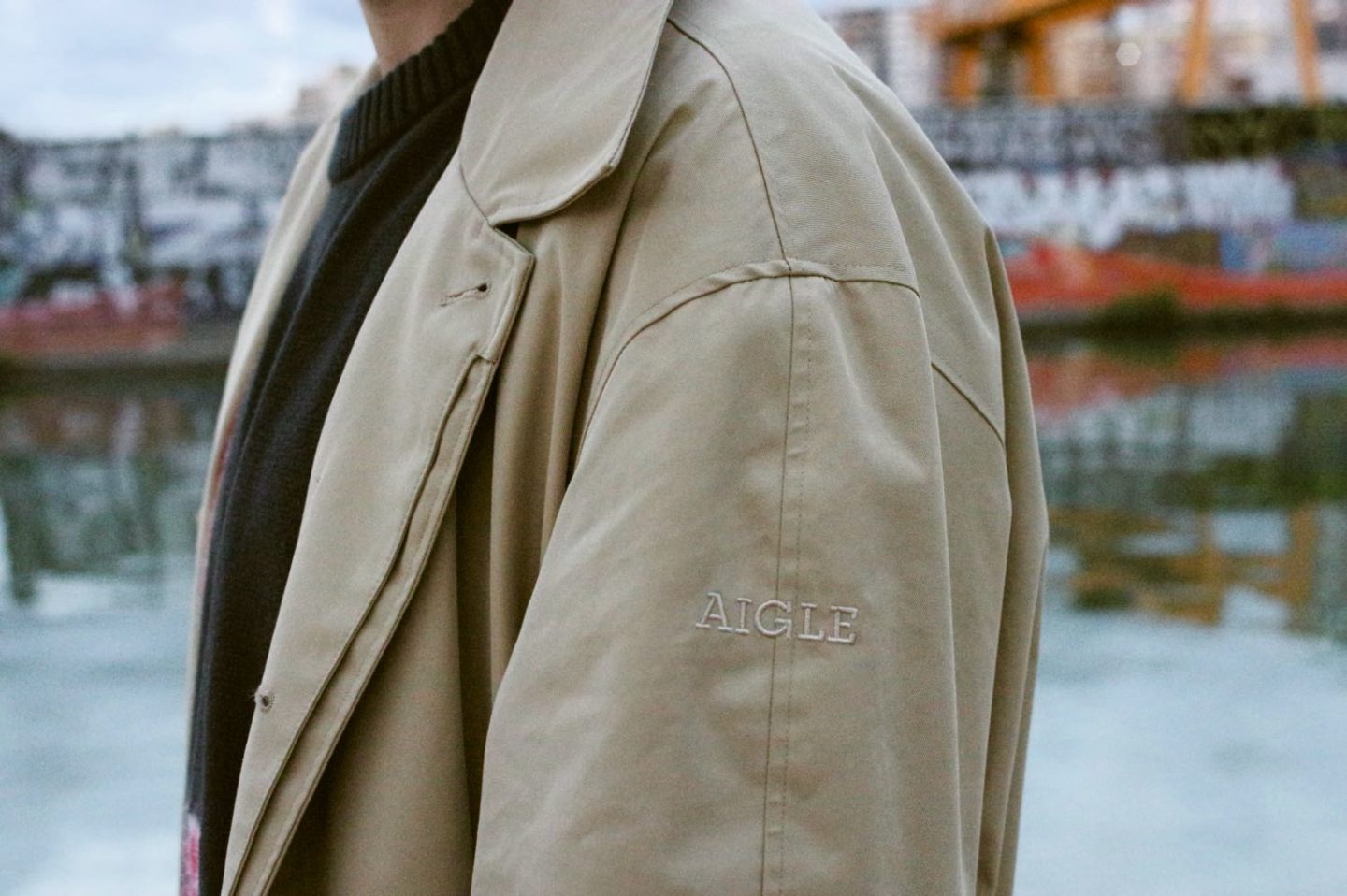 trench coat type imperméable pour homme de la marque Aigle