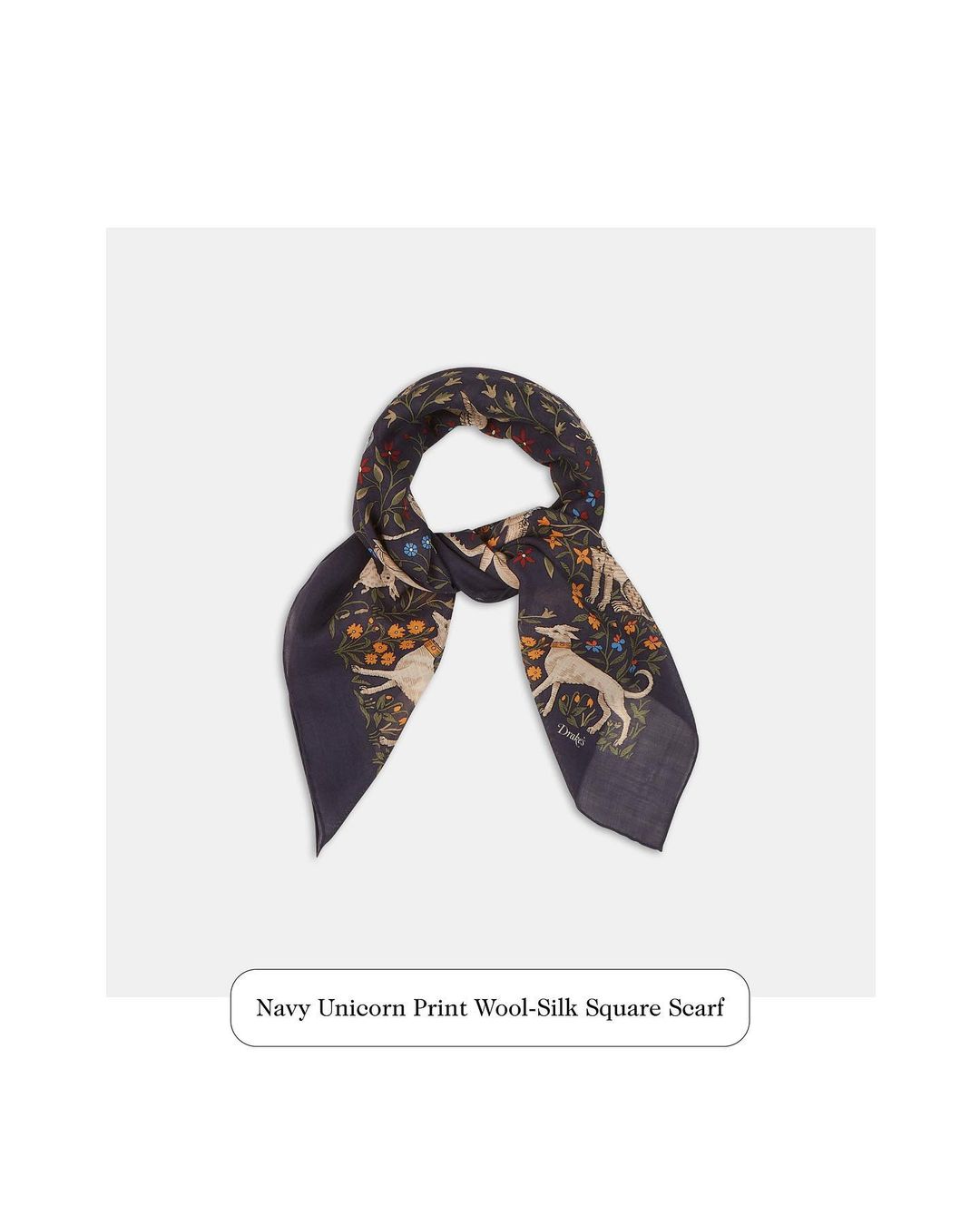Drakes Silk scarf