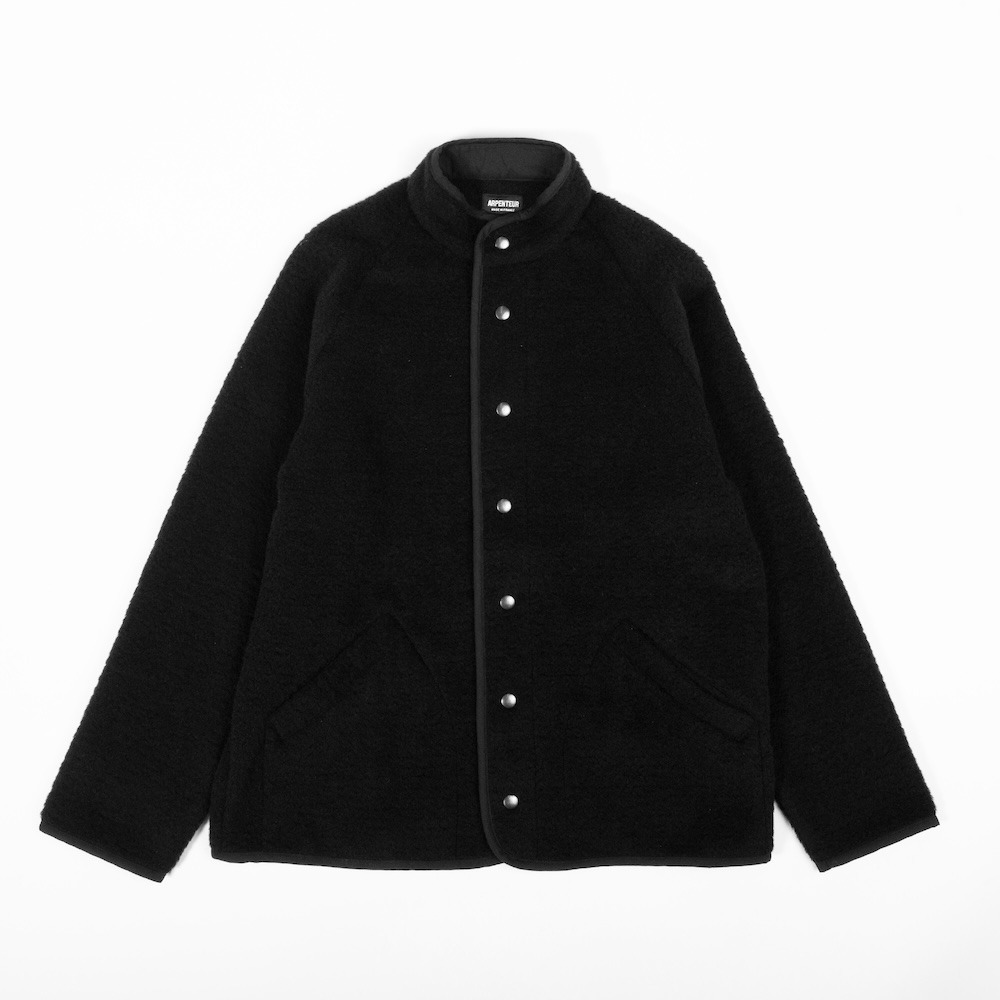 Arpenteur contour jacket veste fleece noire collection automne hiver 2023