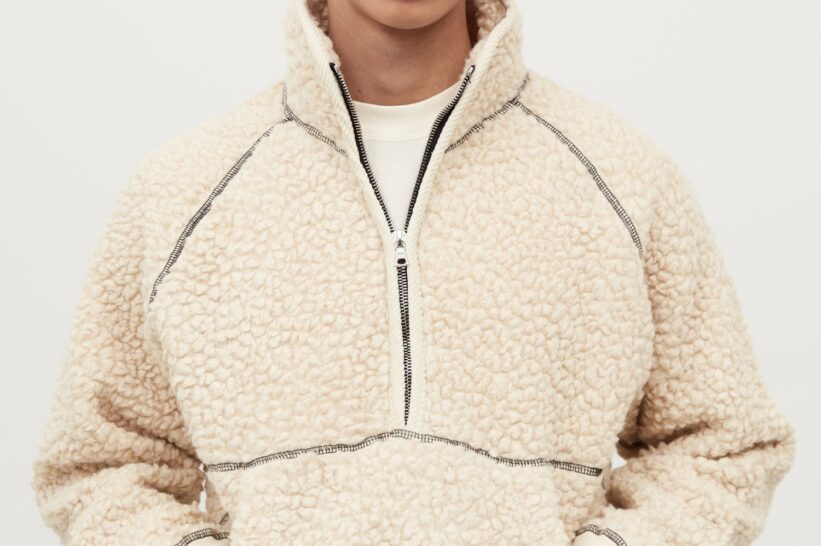 Daniel simmons polaire fleece jacket wool laine sélection homme hiver