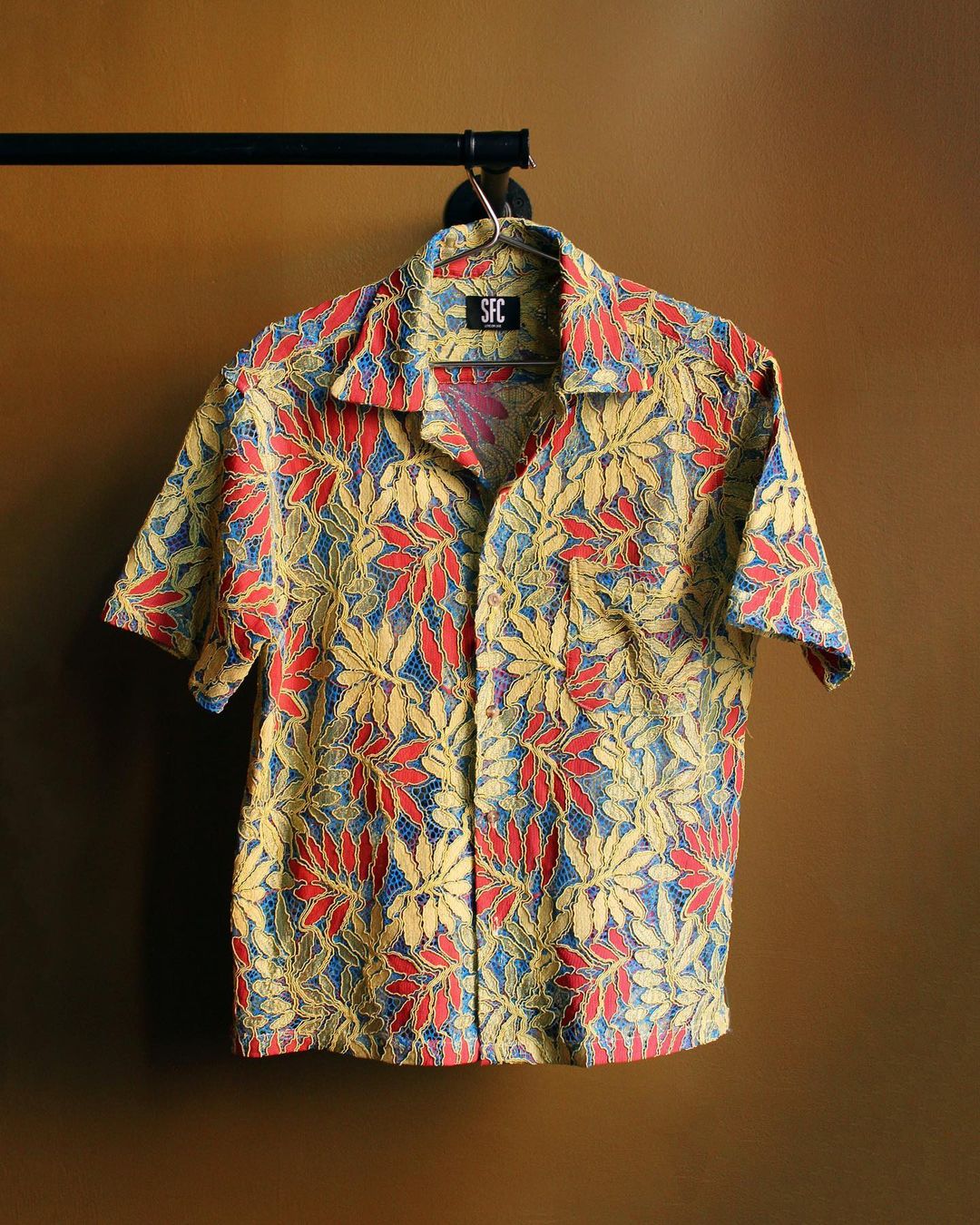 chemise manches courtes imprimés vintage rétro made to order spring summer 23