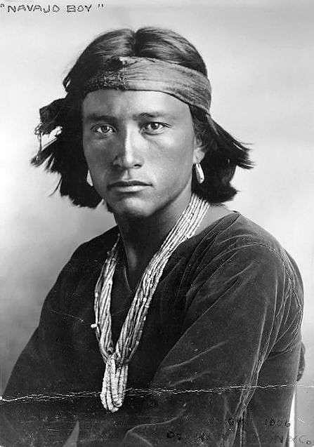 portrait Navajo boy