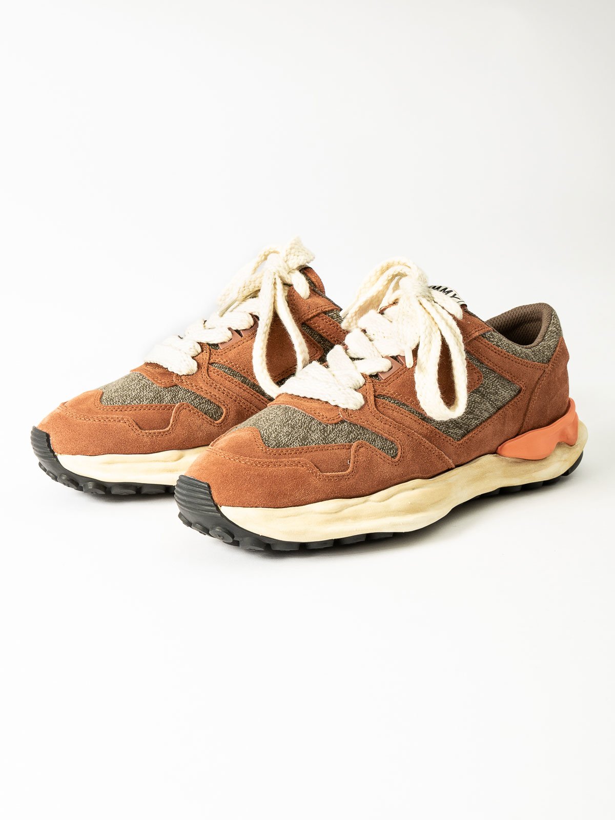 nigel cabourn mihara sneakers lacets baskets épais