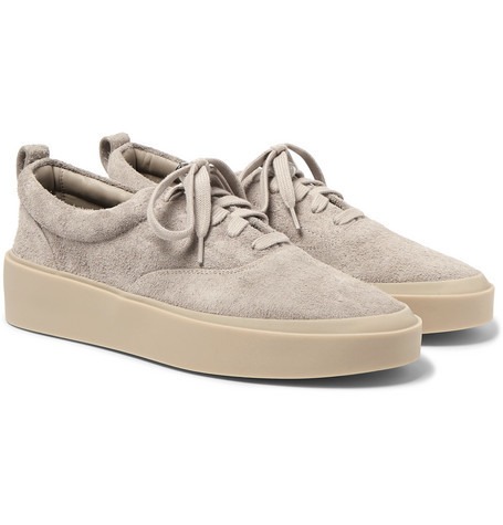 fear of god 101 deck sneakers suede taupe