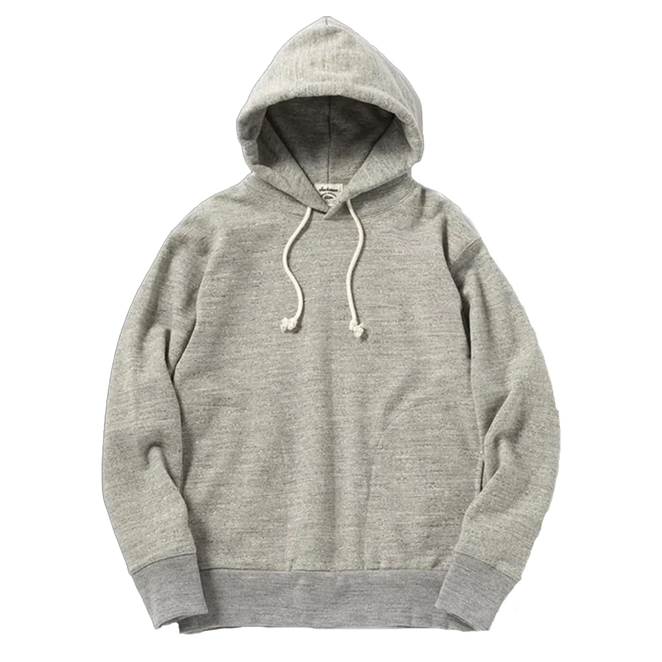 hoodie homme Jackman sweat capuche gris chiné marque japonaise