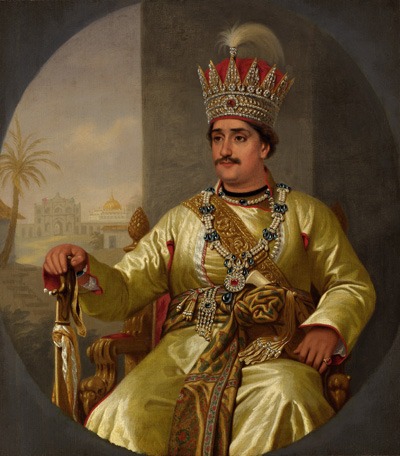 nawab of oudh roi indienne vêtements occidentaux